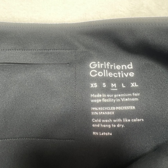 Girlfriend Collective Black Leggings - Picture 4 of 5